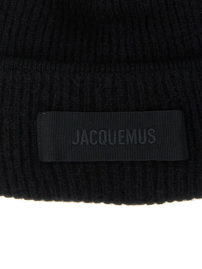 Jacquemus Black Wool Beanie