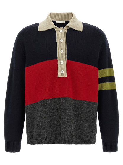 Namacheko Multicolor Merino Wool Polo Shirt