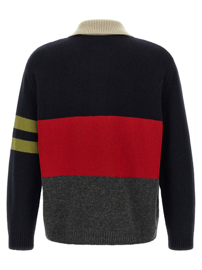 Namacheko Multicolor Merino Wool Polo Shirt
