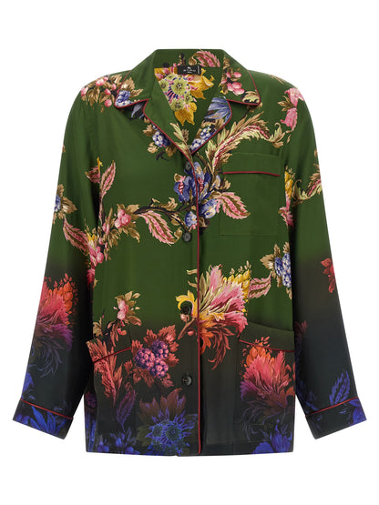 Etro Bicolor Polyester Blouse