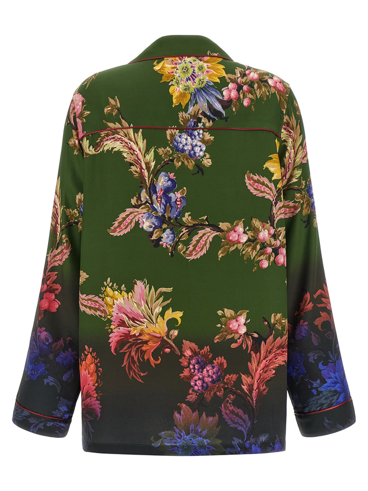 Etro Bicolor Polyester Blouse