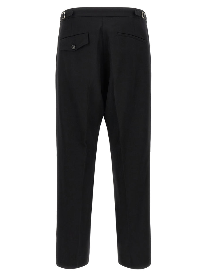 Namacheko Black Virgin Wool Dress Pants