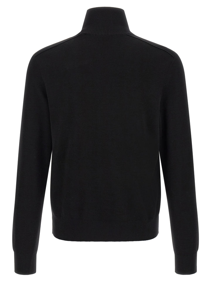 Burberry Black Wool Cardigan