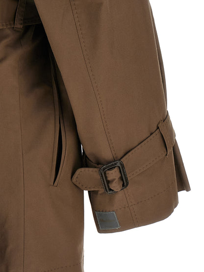 Max Mara Brown Cotton Coat