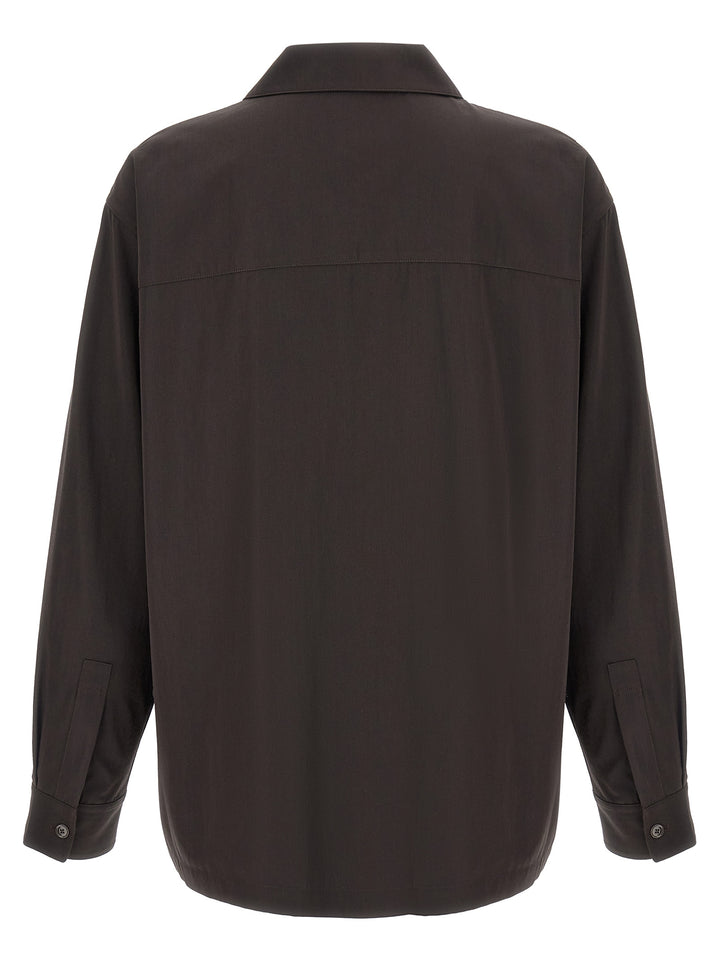 Lemaire Brown Wool Blouse