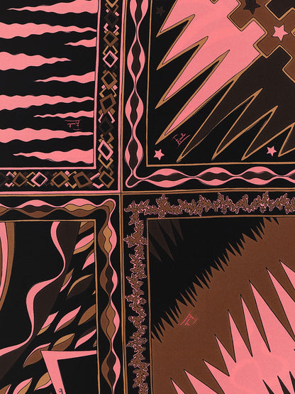 Emilio Pucci Multicolor Silk Scarf