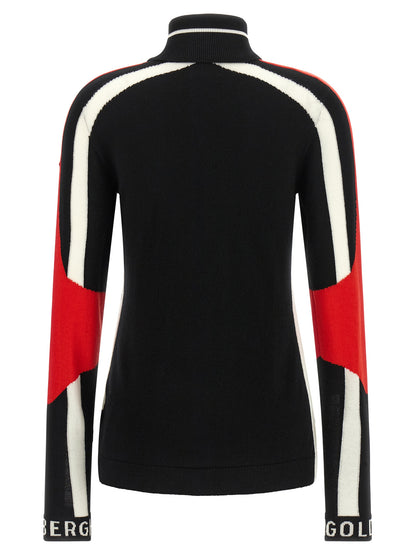 GOLDBERGH Black Merino Wool Cardigan