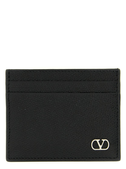 Valentino Garavani Black Calfskin Cardholder