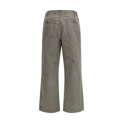 Golden Goose Bicolor Cotton Casual Pants