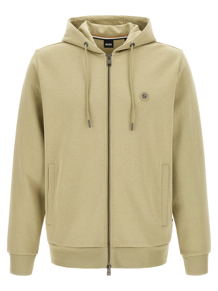 Hugo Boss Bicolor Cotton Sweatshirt