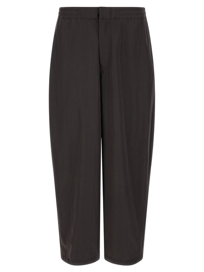 Lemaire Brown Wool Joggers (Workout Pants)