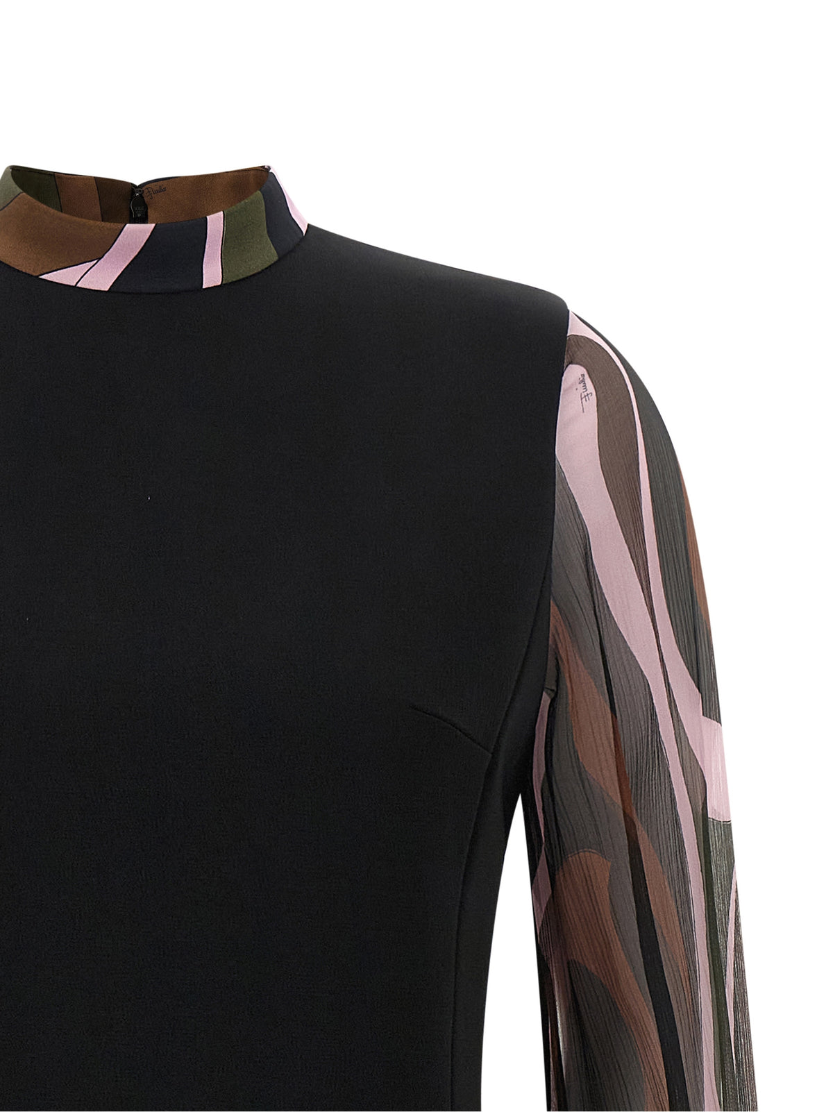 Emilio Pucci Black Viscose Short Dress