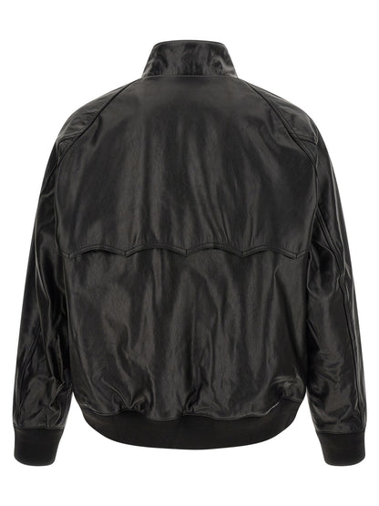 Baracuta Black Cowhide Leather Jacket