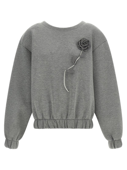 Giuseppe Di Morabito Gray Viscose Sweatshirt