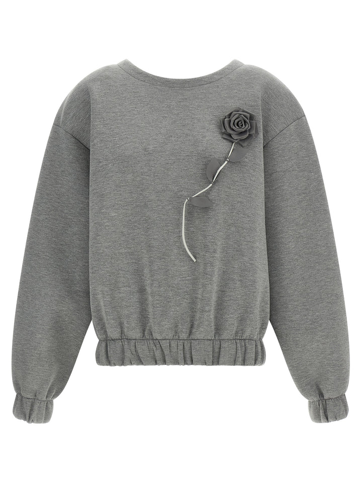 Giuseppe Di Morabito Gray Viscose Sweatshirt