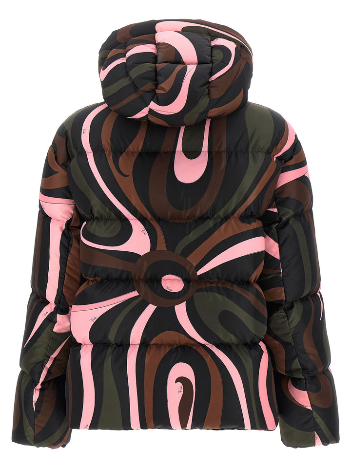 Emilio Pucci Multicolor Polyamide Full-Length Jacket