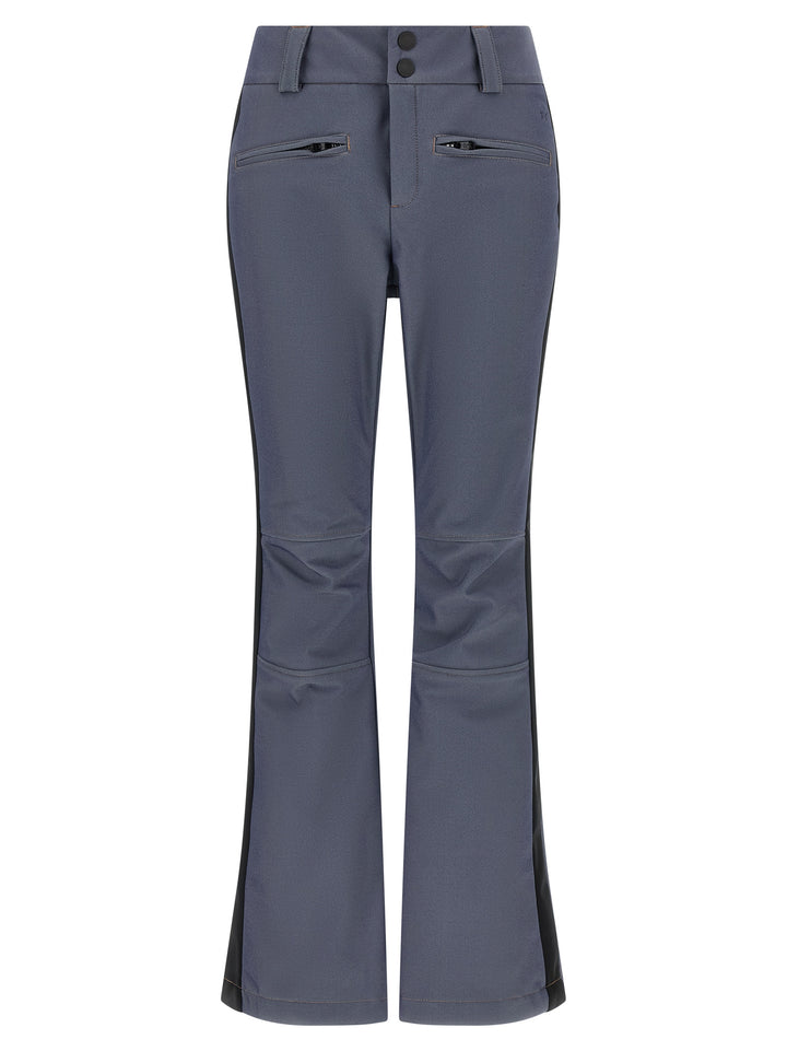 PERFECT MOMENT Gray Polyester Athletic Pants