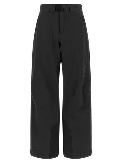 PERFECT MOMENT Black Polyester Athletic Pants