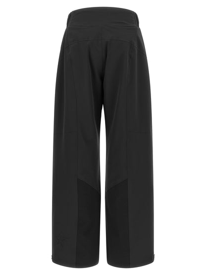 PERFECT MOMENT Black Polyester Athletic Pants