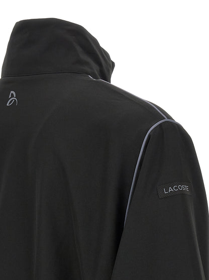 Lacoste Black Polyester Sweatsuit