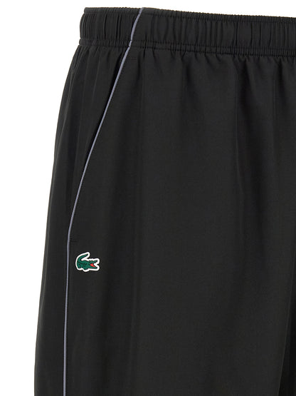 Lacoste Black Polyester Sweatsuit