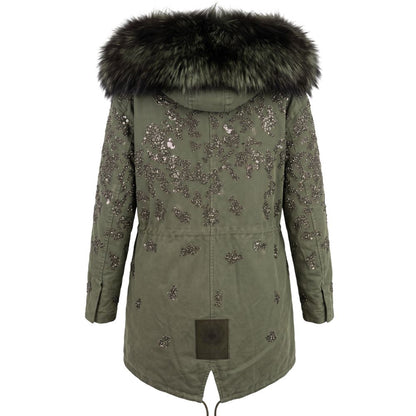Mr&Mrs Italy Green Cotton Women Jacket