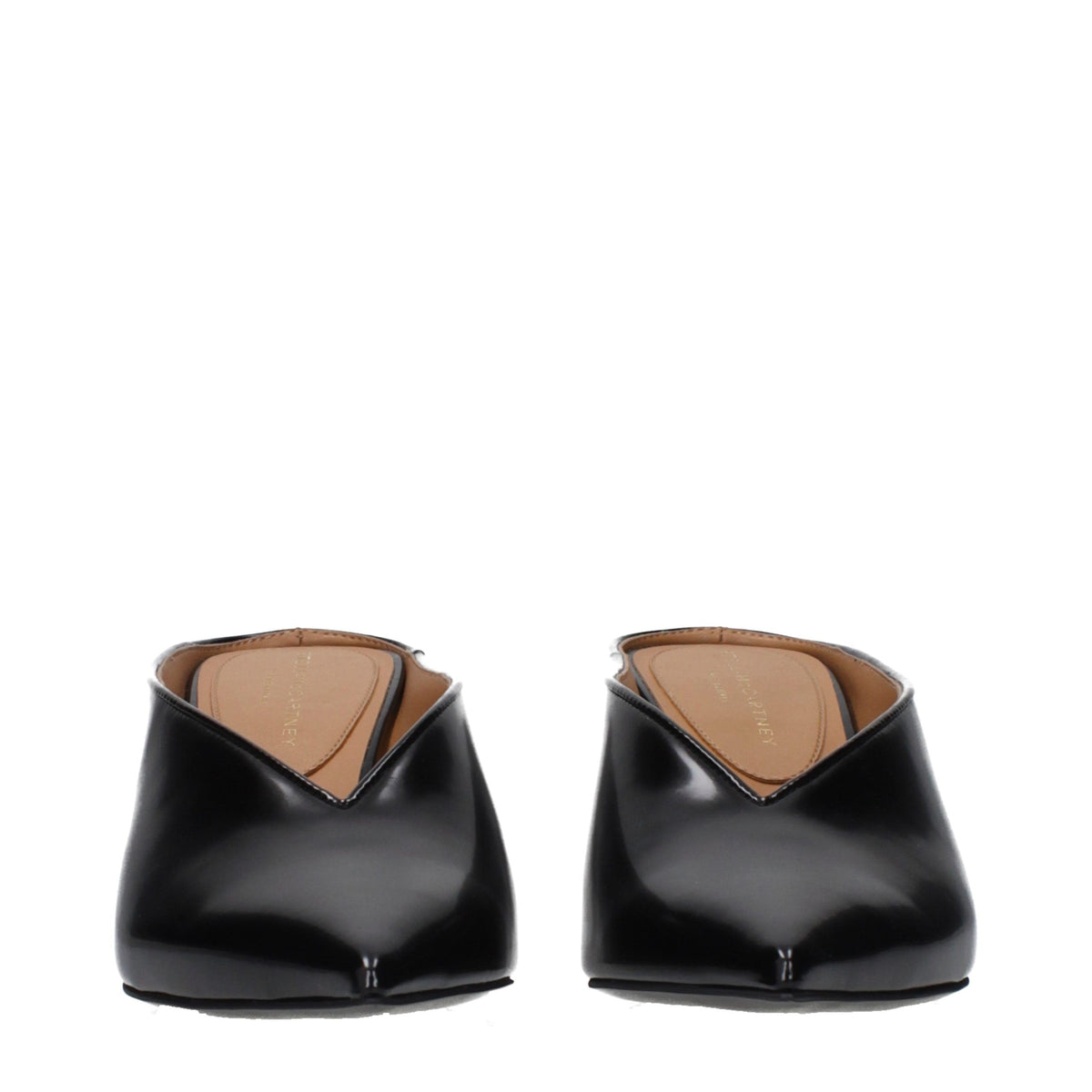 Stella McCartney Black Leather High Heel Pumps
