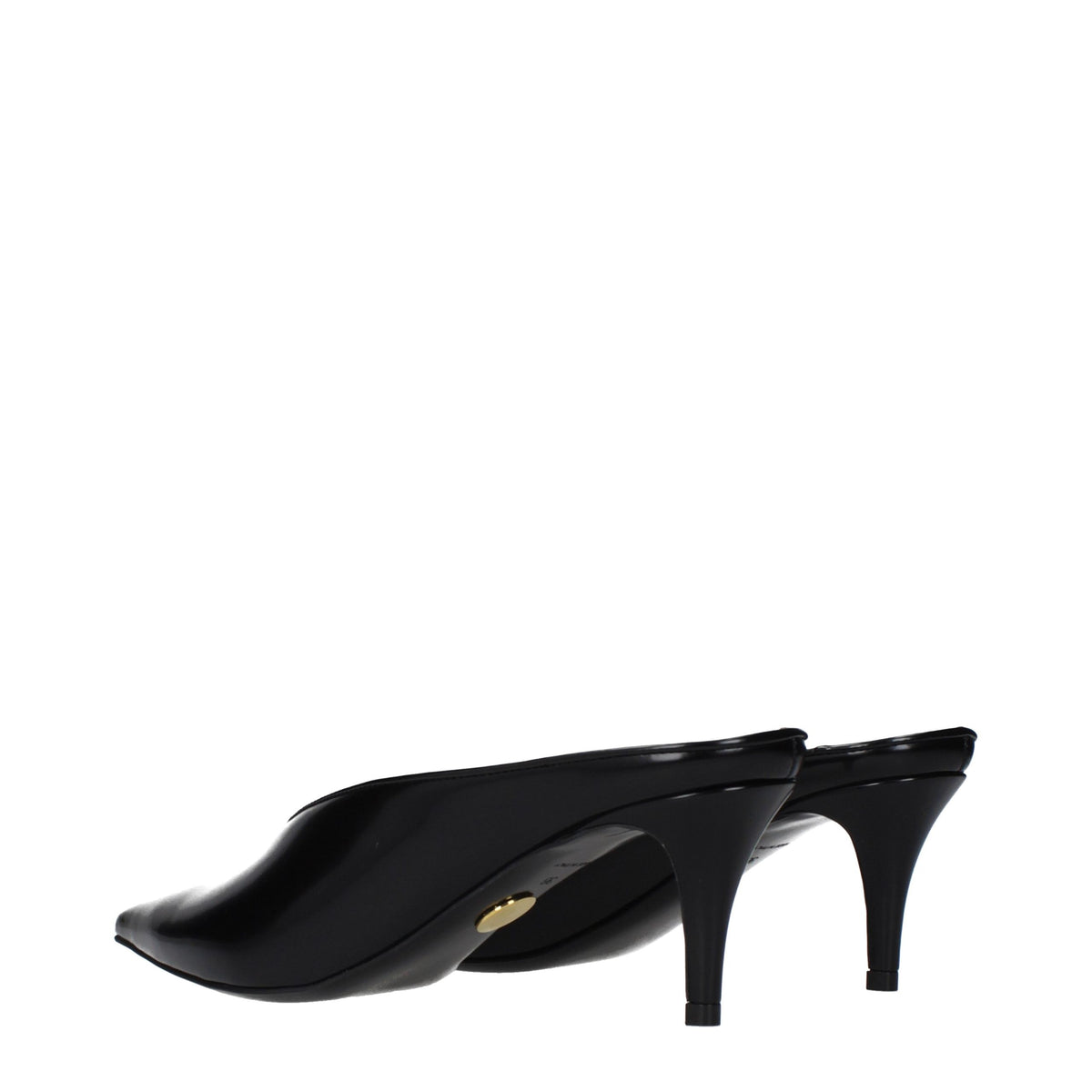 Stella McCartney Black Leather High Heel Pumps