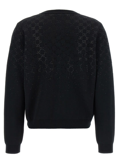 Gucci Black Wool Cardigan
