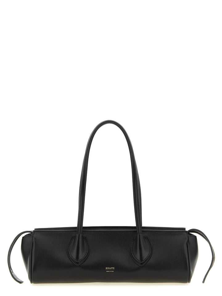 Khaite Black Lamb Leather Shoulder Bag