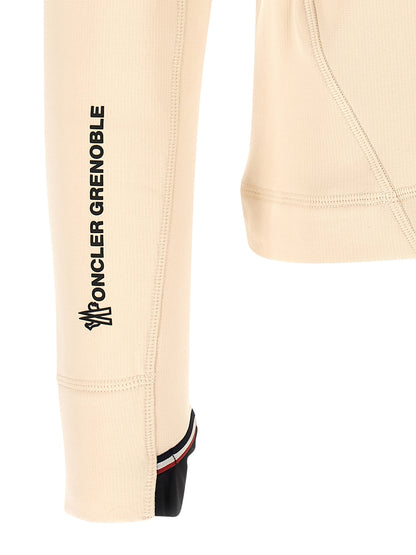 Moncler Grenoble White Polyamide Cardigan