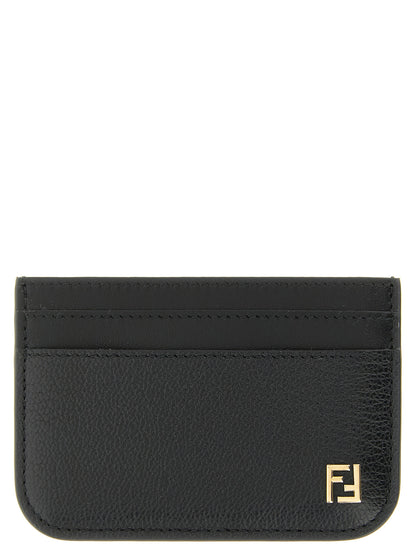 Fendi Black Calfskin Cardholder