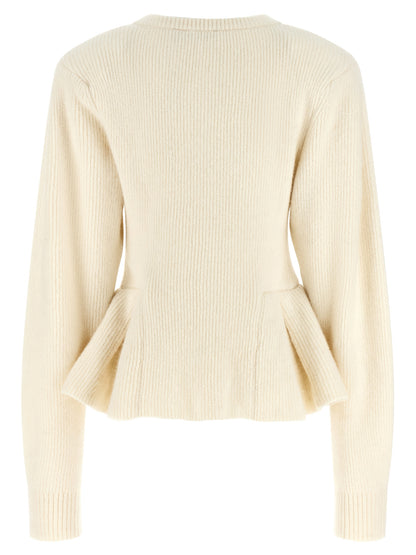 ROTATE BIRGER CHRISTENSEN White Wool Cardigan
