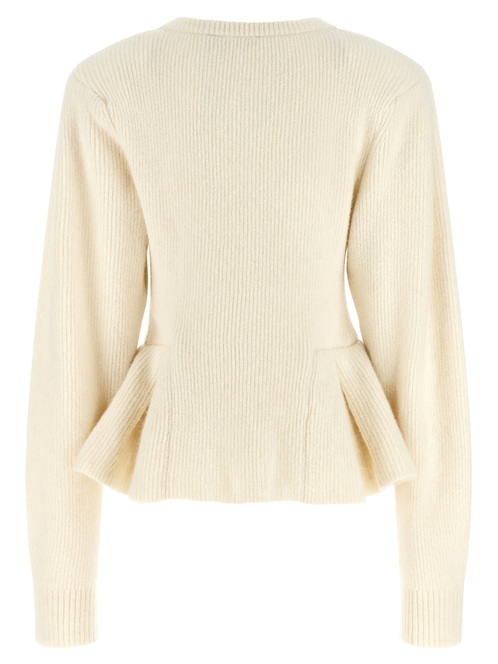 ROTATE BIRGER CHRISTENSEN White Wool Cardigan