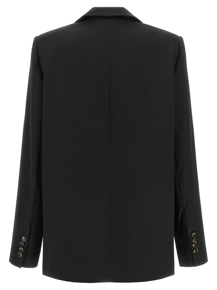 Ganni Black Polyester Blazer