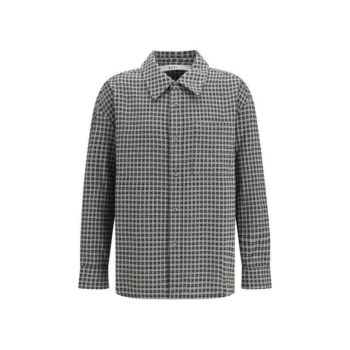 SÉFR Multicolor Marabou Shirt