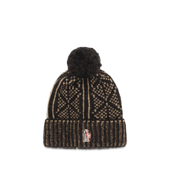 Moncler Grenoble Brown Alpaca Vicugna Pacos Beanie