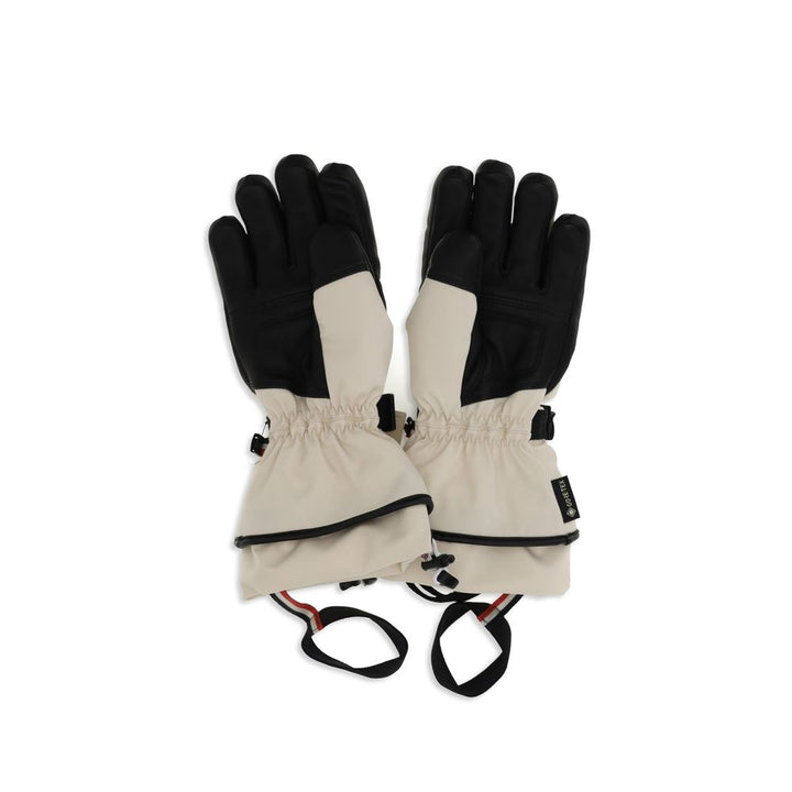 Moncler Grenoble Beige Polyamide Gloves