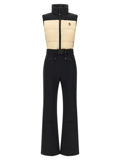 Moncler Grenoble Bicolor Polyamide Jumpsuit
