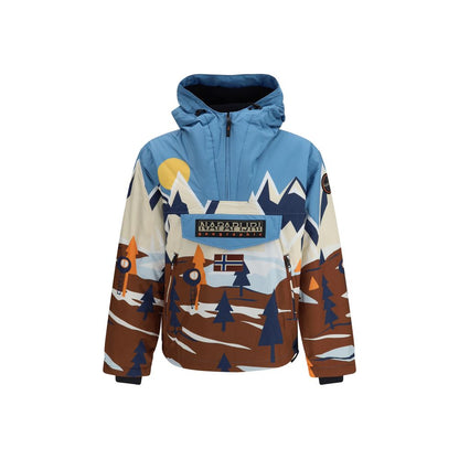 Napapijri Multicolor Recycled Polyester Shell Jacket