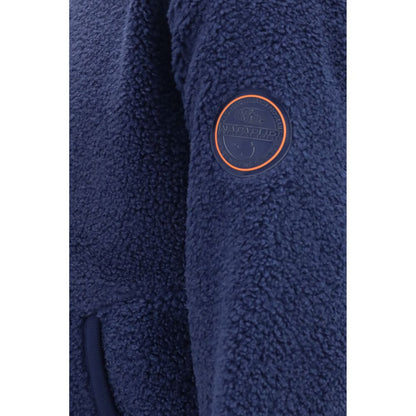Napapijri Blue Recycled Polyester Sweatshirt
