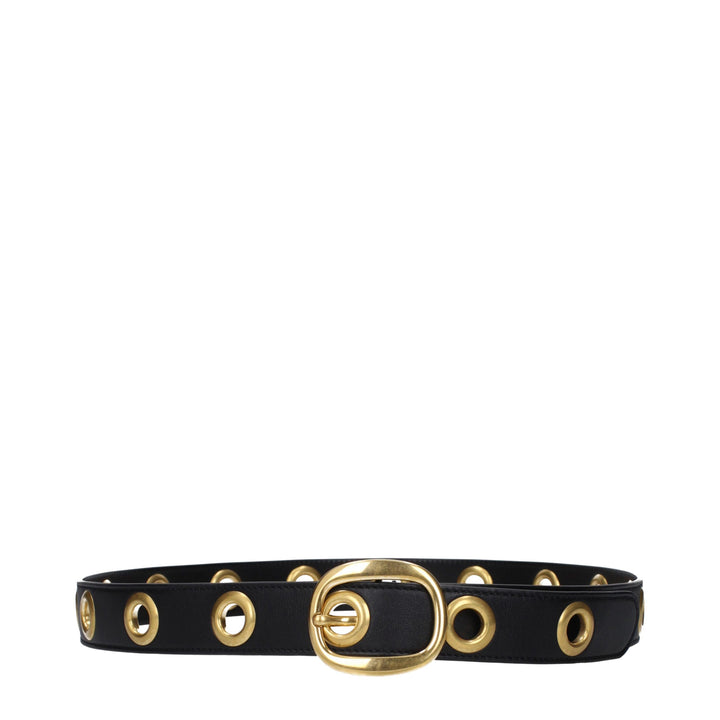 Tom Ford Black Leather Regular Belt