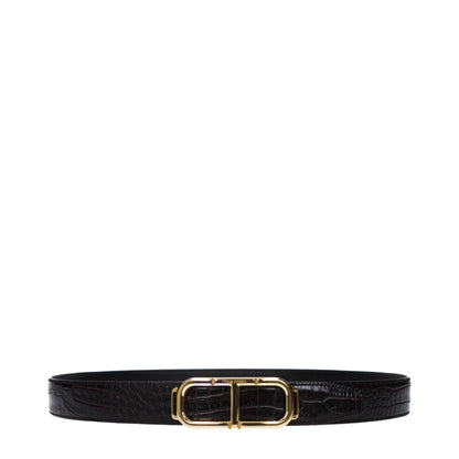 Tom Ford Brown Leather Regular Belt