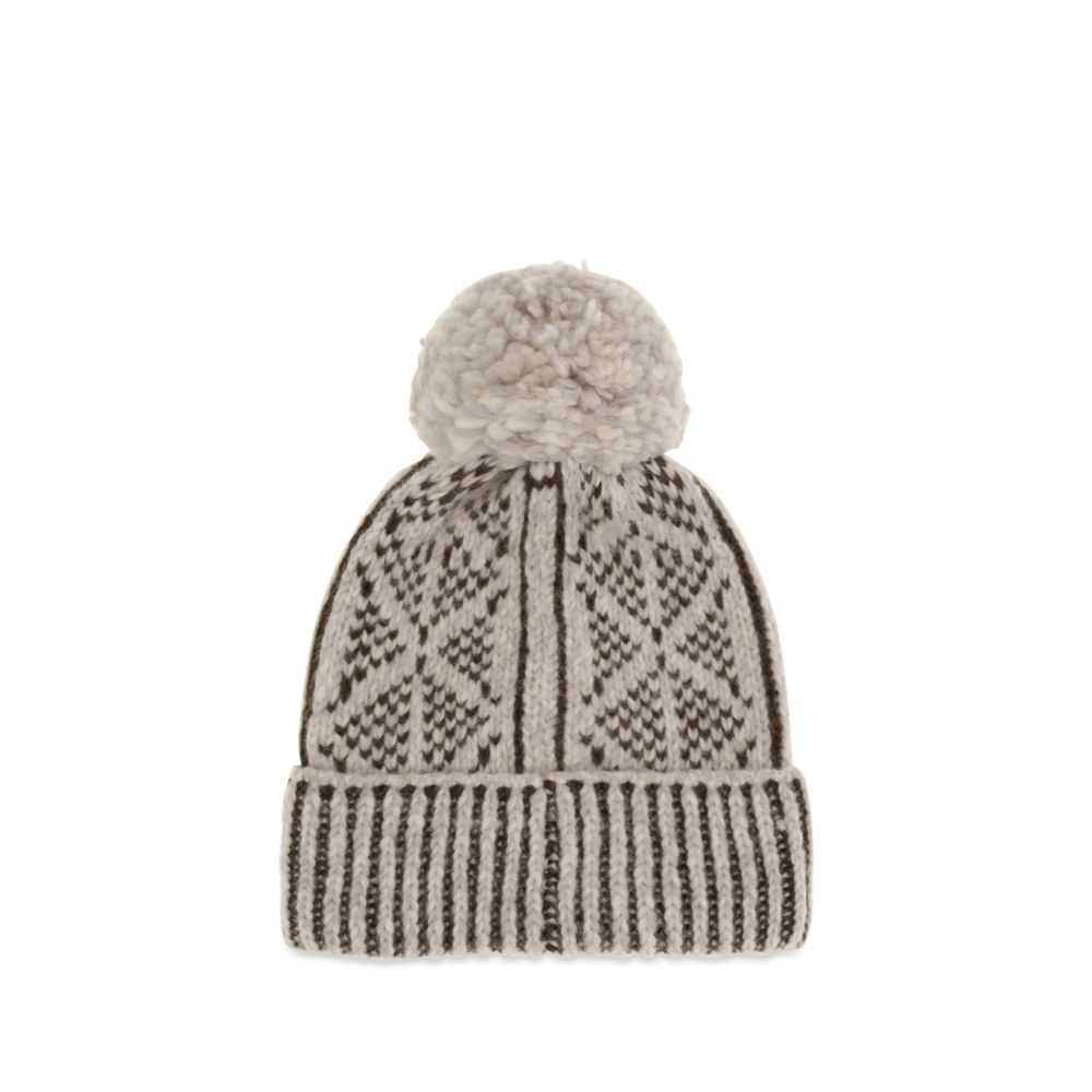 Moncler Grenoble Gray Alpaca Vicugna Pacos Beanie