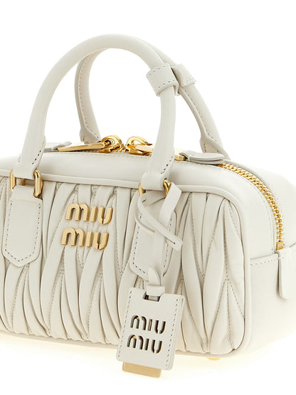 Miu Miu White Leather Handbag
