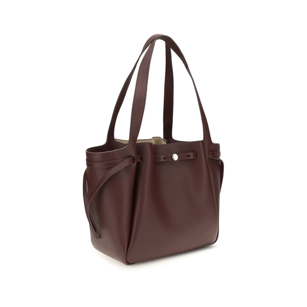 Tory Burch Bordeaux Leather Handbag
