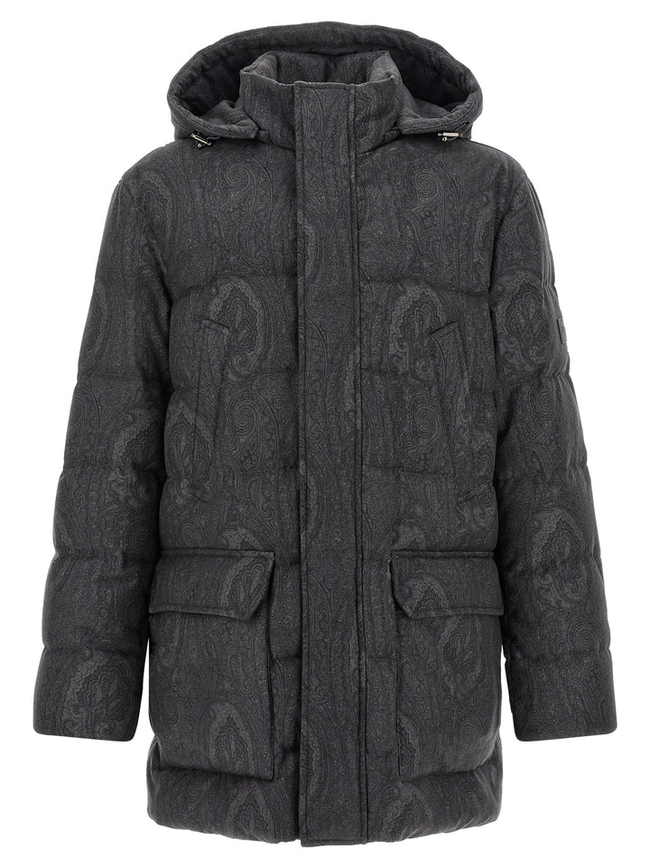 Etro Gray Wool Coat