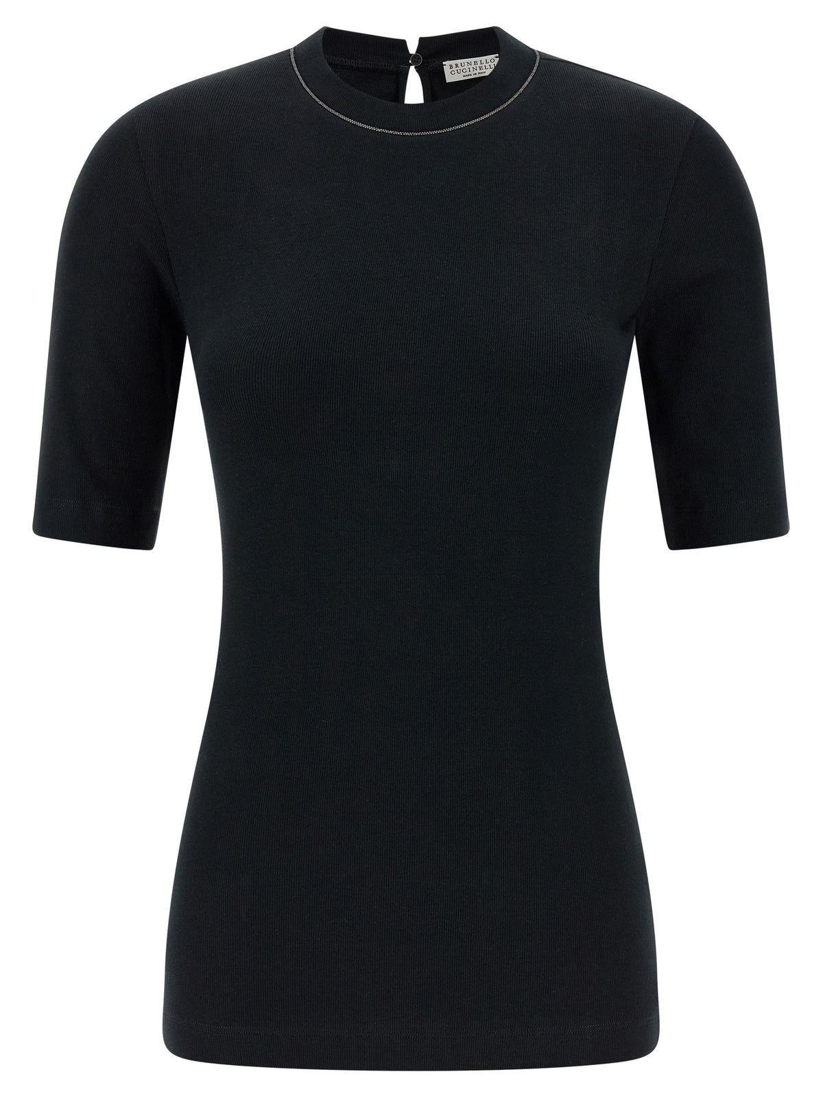 Brunello Cucinelli Black Cotton Cardigan