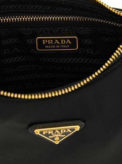 Prada Black Recycled Polyamide Shoulder Bag