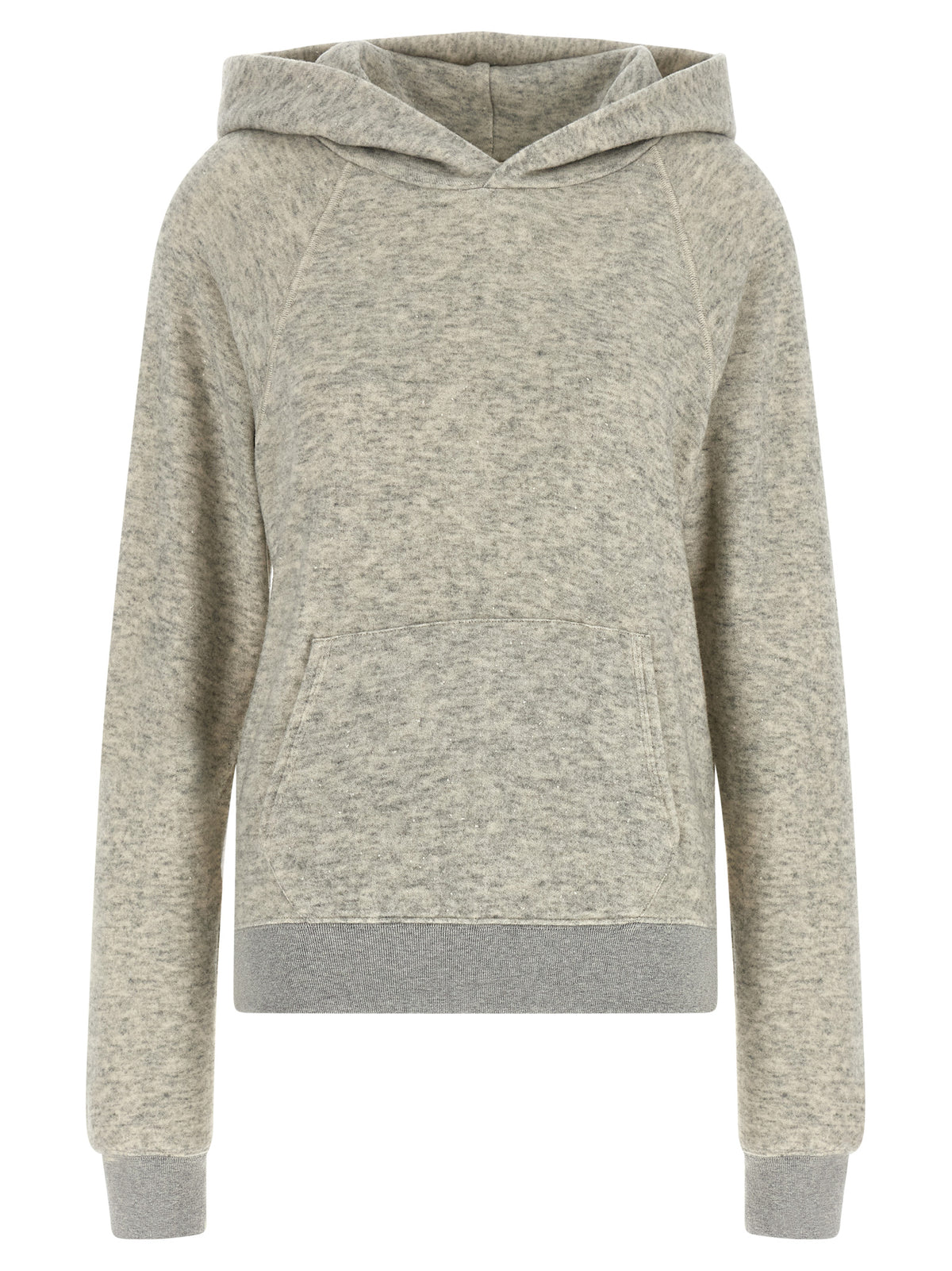Khaite Gray Cotton Hoodie